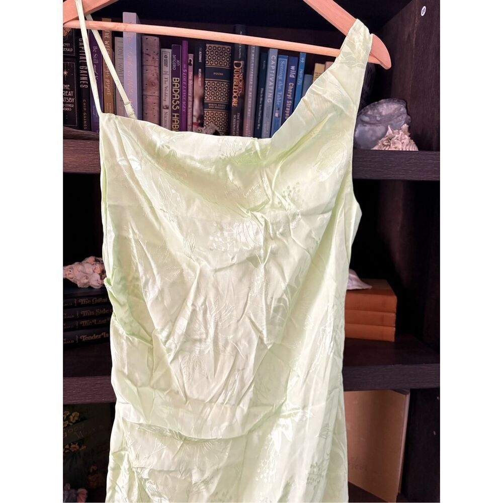 NWT For Love & Lemons Ilana Midi Dress In Green Size Large - Picture 10 of 13